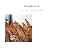 Tablet Screenshot of chantellegrady.com